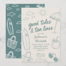 Cool Good Tides & Tan Lines Beach Celebration