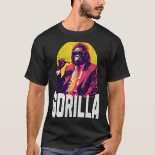 Cool Gorilla And Suit Awaken Your Strength and Con T-Shirt