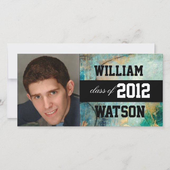 Cool Graduation Announcement (Front)