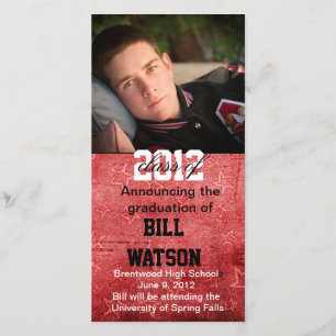 Cool Graduation Announcement