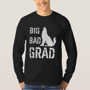 Cool Graduation For Him Wolf For Son Nephew Friend T-Shirt
