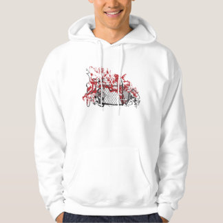 Cool Graffiti Fence.ai Hoodie