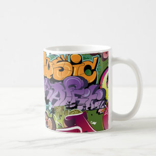 Cool Graffiti Street Art Abstract Coffee Mug