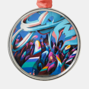Cool Graffiti Wall Metal Tree Decoration