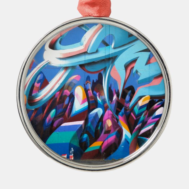 Cool Graffiti Wall Metal Tree Decoration (Front)