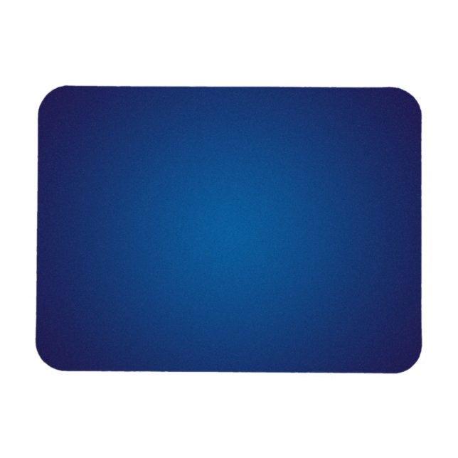 Cool Grainy Deep Blue Vignette Magnet (Horizontal)