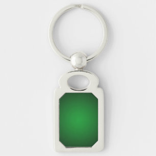 Cool Grainy Green-Black Vignette Key Ring