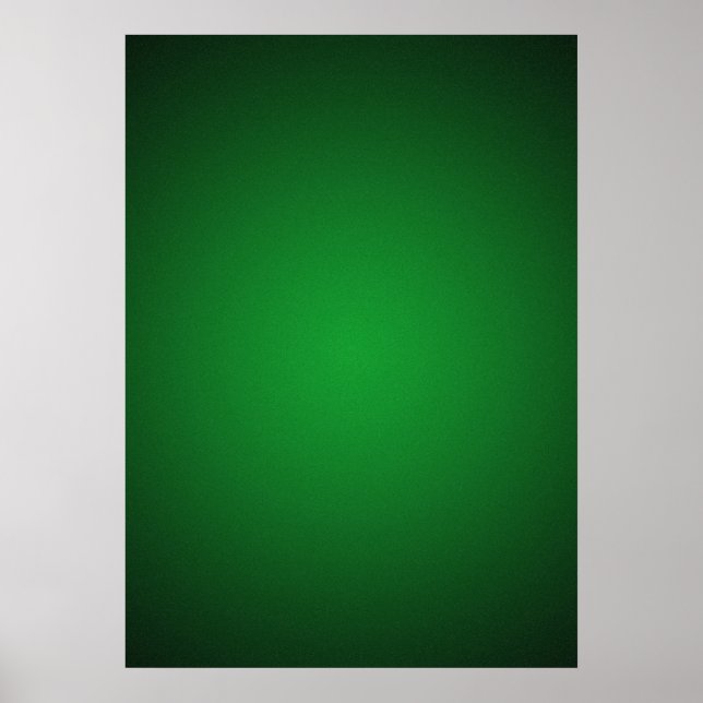 Cool Grainy Green-Black Vignette Poster (Front)