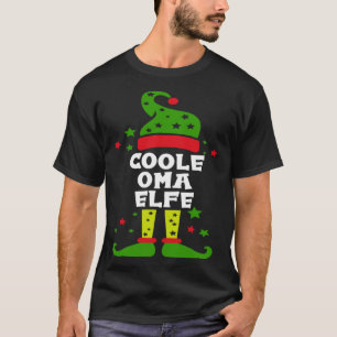 Cool grandma elf partner look family outfit Christ T-Shirt