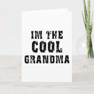 Cool Grandma T-Shirt Card