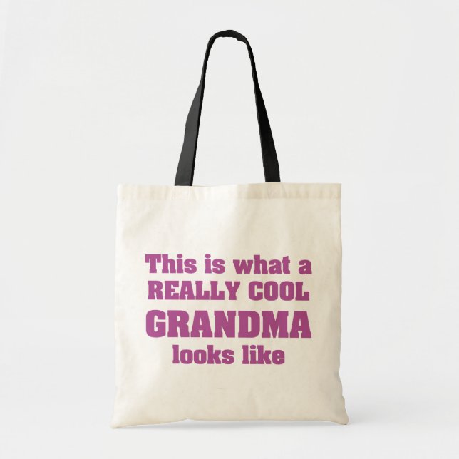 Cool Grandma Tote Bag (Front)