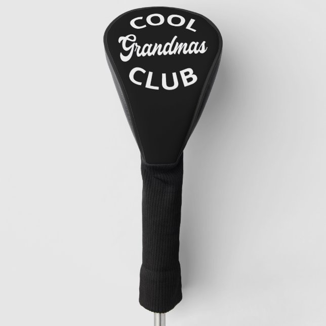 Cool Grandmas Club I Golf Head Cover (Front)