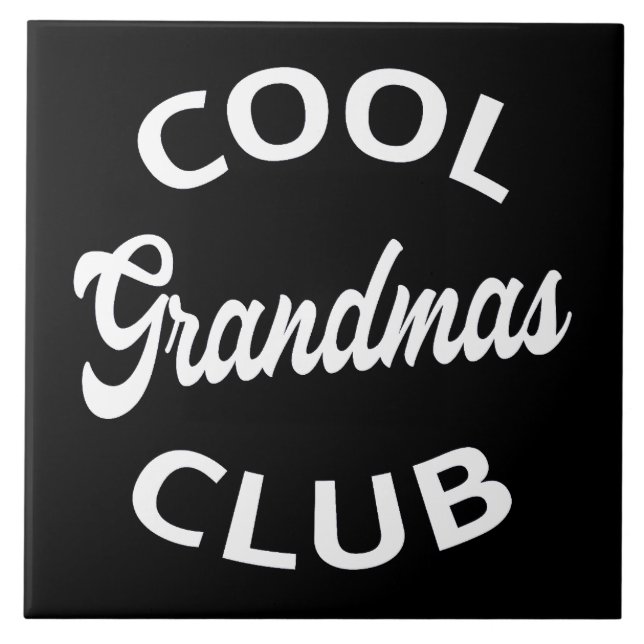 Cool Grandmas Club I Tile (Front)