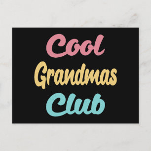 Cool Grandmas Club II Postcard