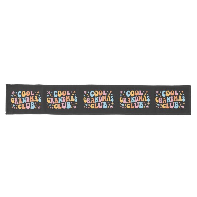 Cool Grandmas Club III Long Table Runner (Horizontal)