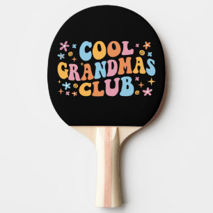 Cool Grandmas Club III Ping Pong Paddle