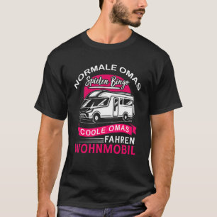 Cool Grandma's Driving Motorhome  Camping & Camper T-Shirt