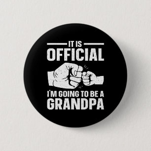 Cool Grandpa Art For Men Fathers Day Grandparent G 6 Cm Round Badge