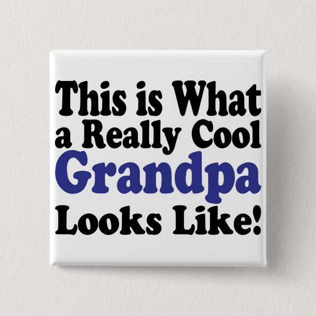 Cool Grandpa Button (Front)