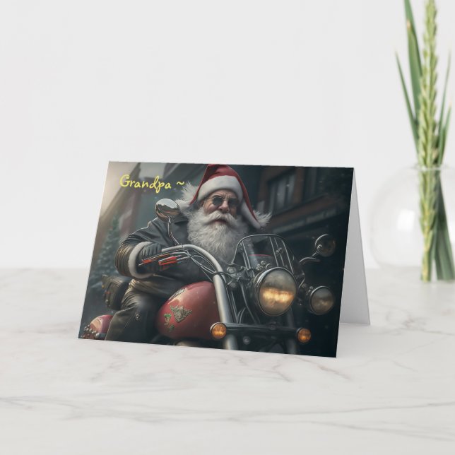 COOL GRANDPA CHRISTMAS CARD (Front)