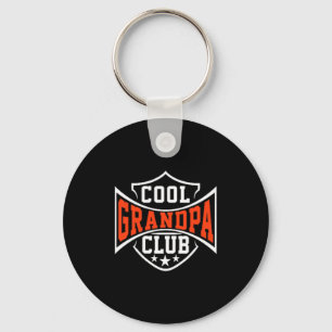 Cool Grandpa Club Funny Grandpa Fathers Day For Key Ring