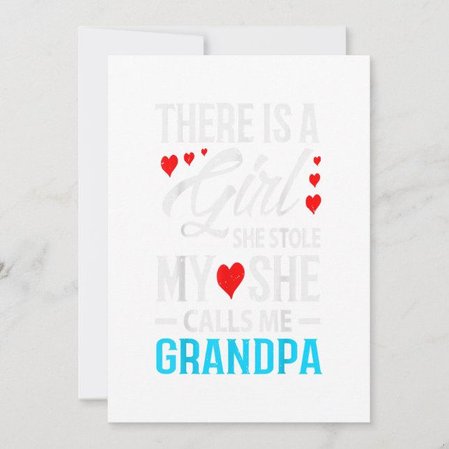 Cool Grandpa from Granddaughter Fathers Day Gift Holiday Card (Front)