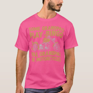 Cool Grandpa Motorcycle Design For Men Biker Motor T-Shirt