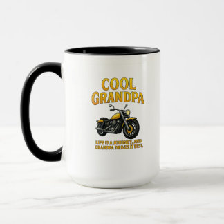 Cool Grandpa – Motorcycle Gift for Grandfather” Mug