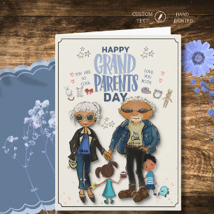 Cool Grandparents Day Card with Grandkids