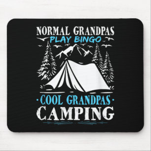 Cool Grandpas Camping Tent Nature Hiking Mouse Mat