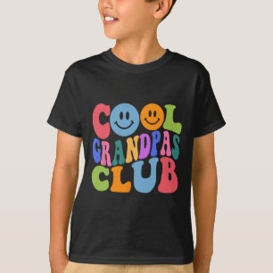 Cool Grandpas Club Dad Daddy Father Fathers Day  T-Shirt
