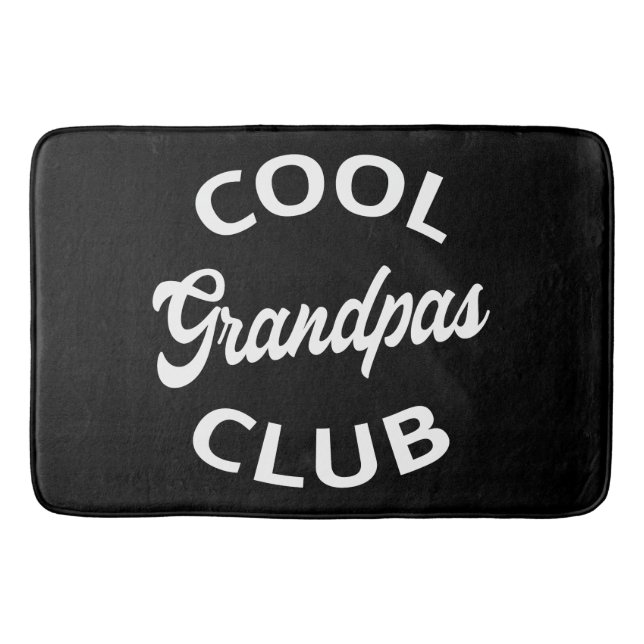 Cool Grandpas Club I Bath Mat (Front)