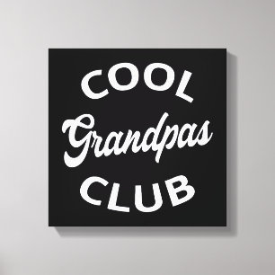 Cool Grandpas Club I Canvas Print