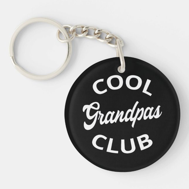Cool Grandpas Club I Key Ring (Front)