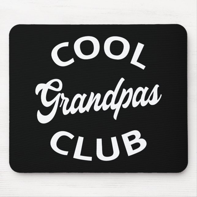 Cool Grandpas Club I Mouse Mat (Front)