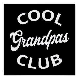 Cool Grandpas Club I Poster