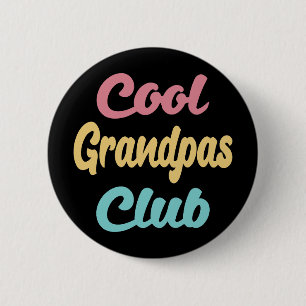 Cool Grandpas Club II 6 Cm Round Badge