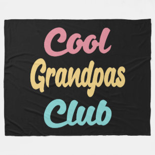 Cool Grandpas Club II Fleece Blanket
