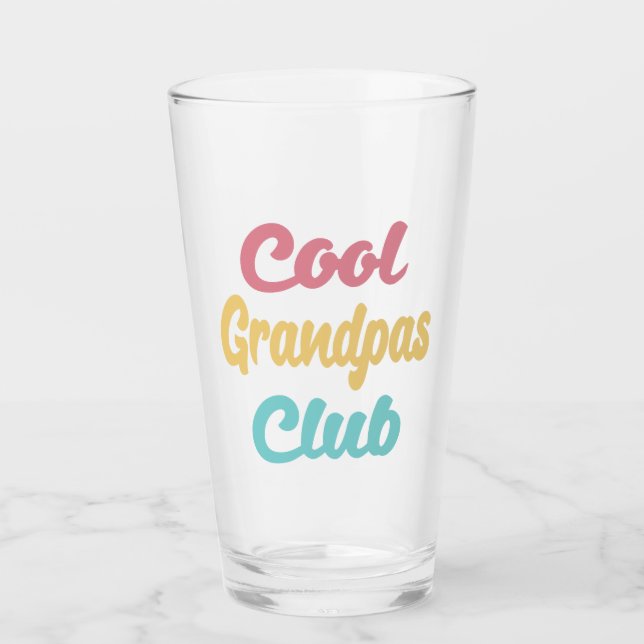 Cool Grandpas Club II Glass (Front)