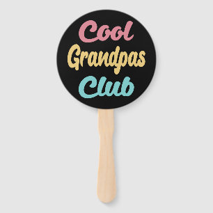 Cool Grandpas Club II Hand Fan