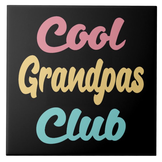 Cool Grandpas Club II Tile (Front)