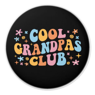 Cool Grandpas Club III Ceramic Knob