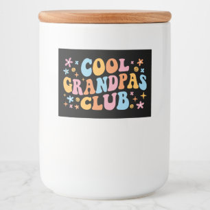 Cool Grandpas Club III Food Label