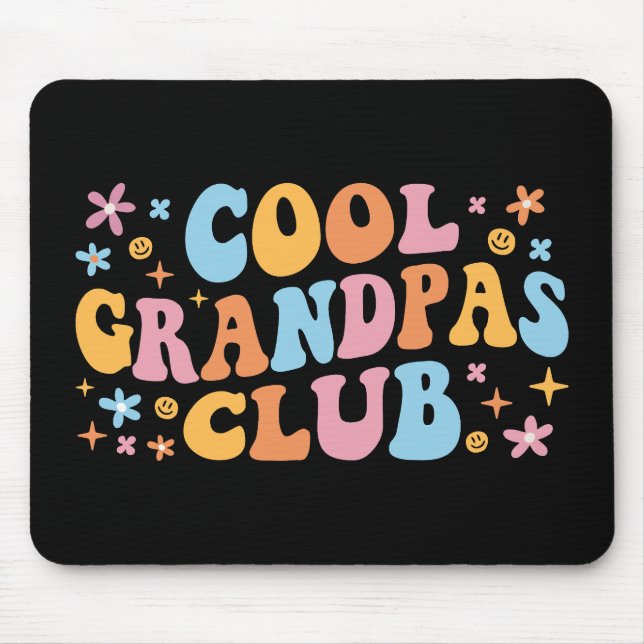 Cool Grandpas Club III Mouse Mat (Front)