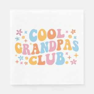Cool Grandpas Club III Napkin