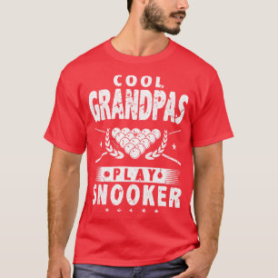 Cool Grandpas Play Snooker T-Shirt