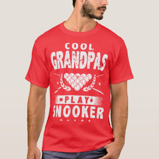 Cool Grandpas Play Snooker T-Shirt