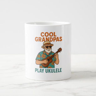 Cool Grandpas Play Ukulele Coffee Mug