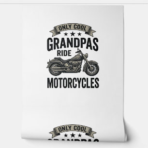 Cool Grandpas Ride Motorcycles Vintage Biker Shirt Wallpaper