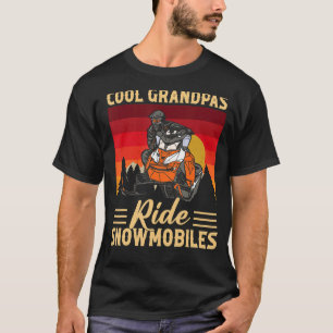 Cool Grandpas Rides Snowmobiles Snowmobile Snowmob T-Shirt